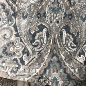 Pottery Barn Bedding Queen Mackenna Paisley Duvet Shams Poshmark